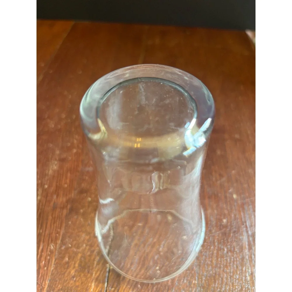 Vintage Coca-Cola Glass White Logo Flared Tumbler Enjoy Coke 6 Inch